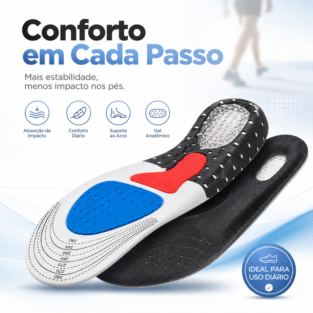 Palmilha Ortopédica Anti Dor