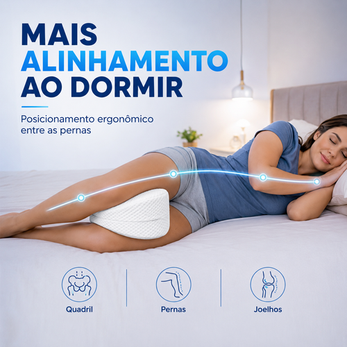 Almofada Ergonômica para Pernas e Joelhos