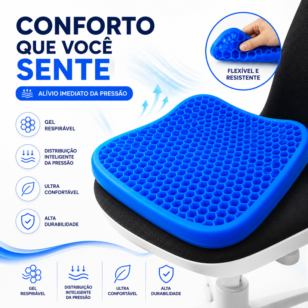 Almofada Ergonômica em Gel