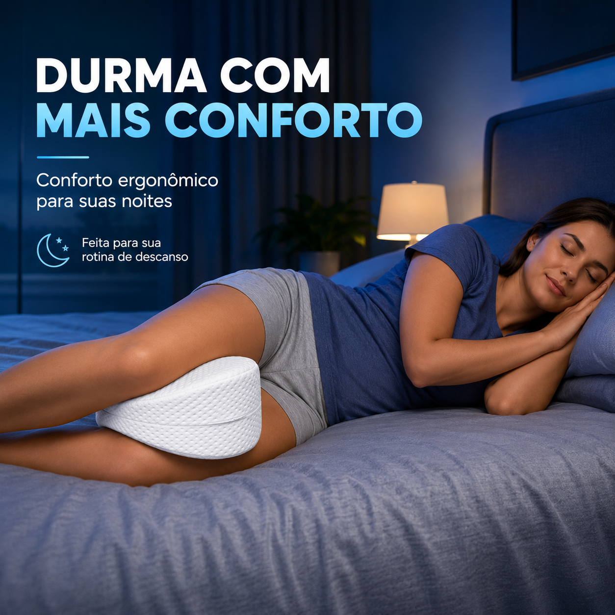 Almofada Ergonômica para Pernas e Joelhos