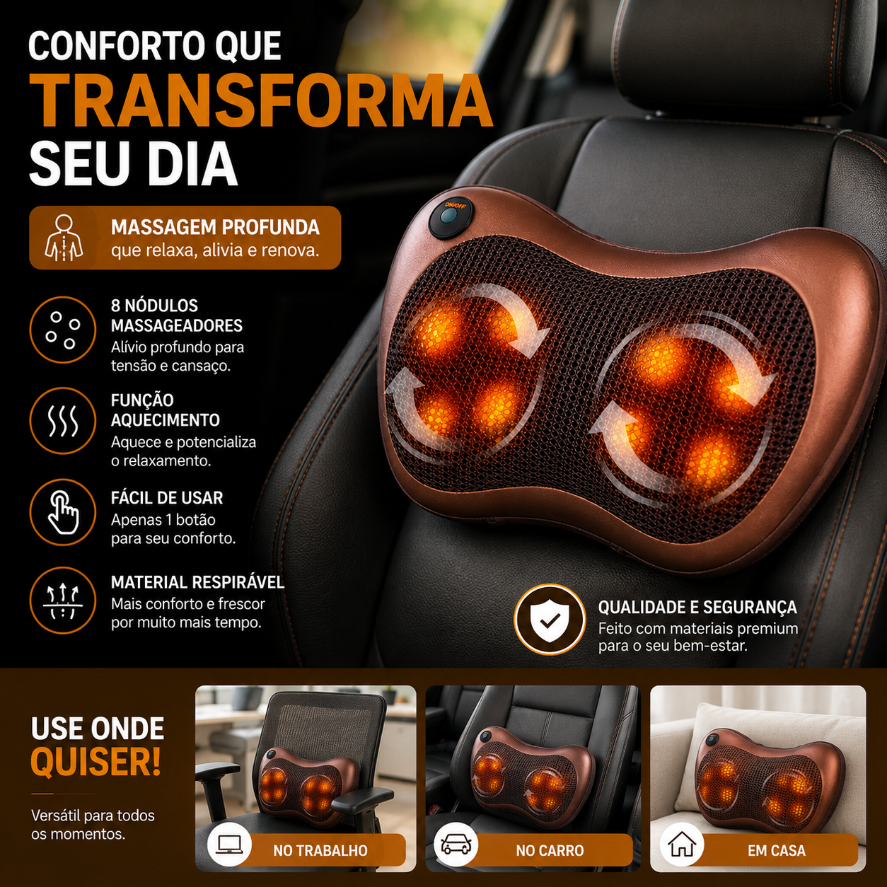 Massageador Shiatsu