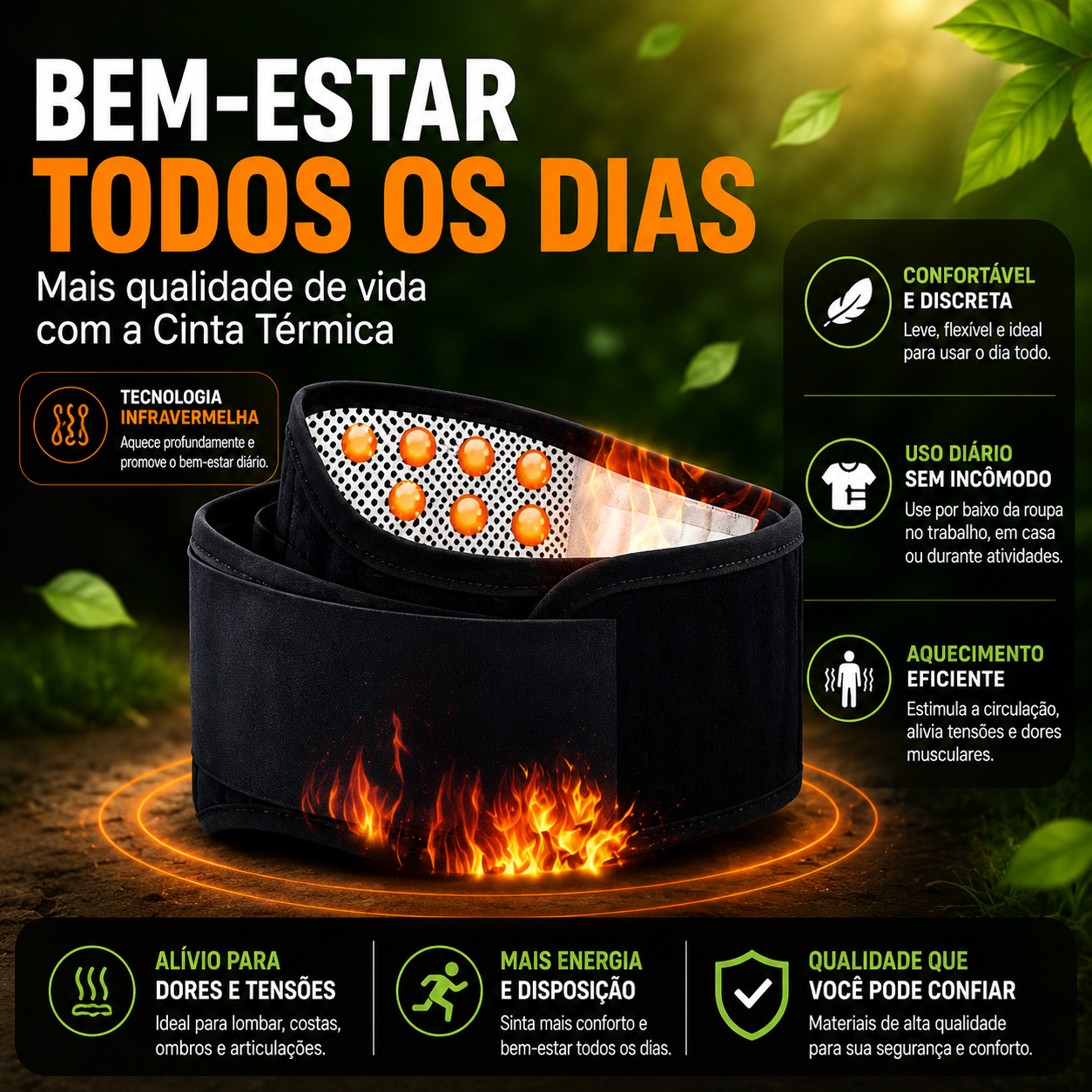 Cinta de Suporte Lombar