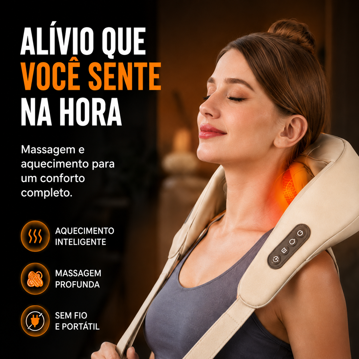 Massageador Shiatsu Premium