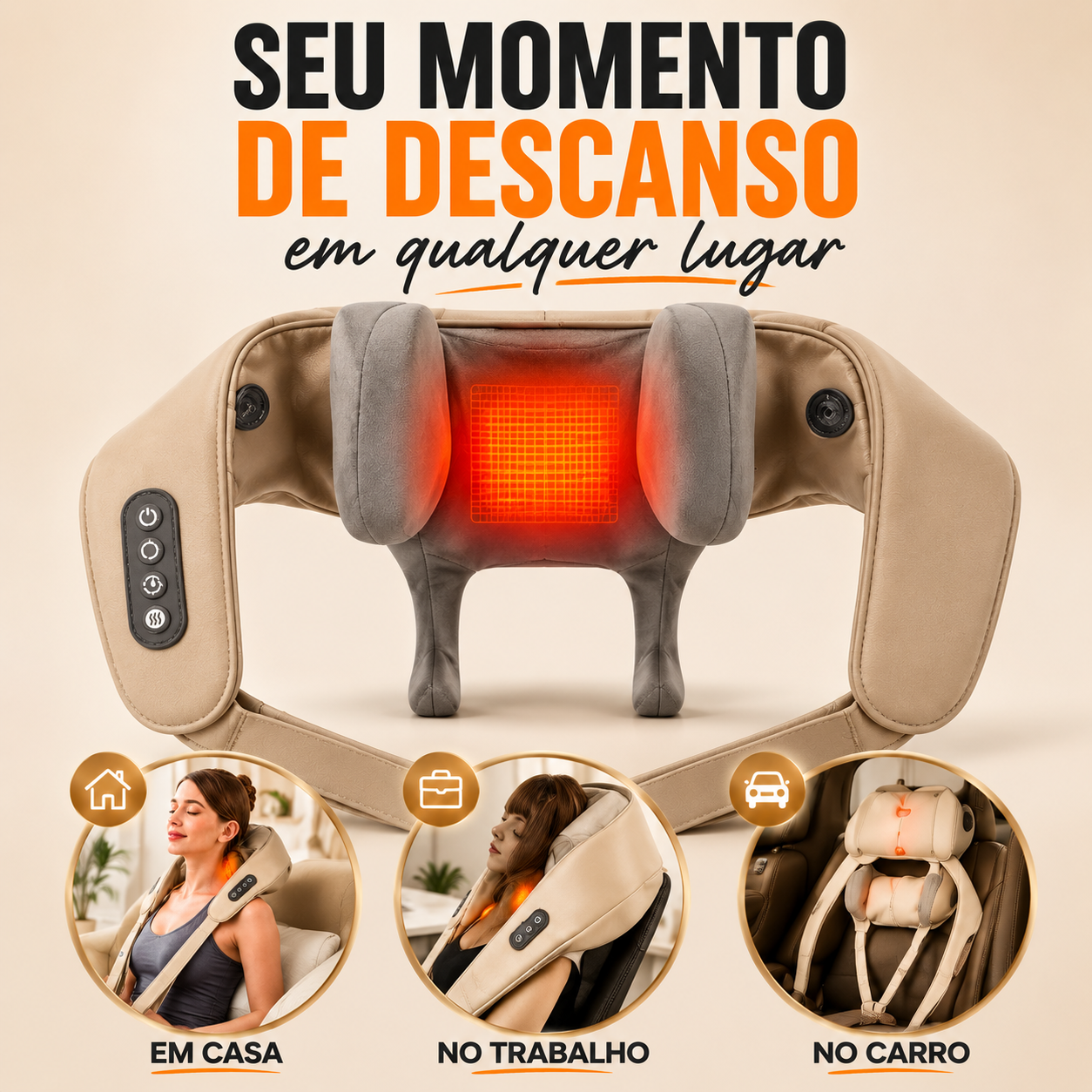 Massageador Shiatsu Premium