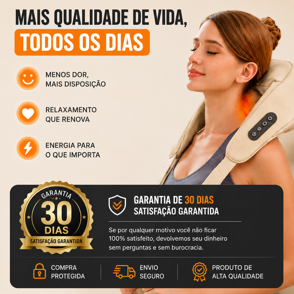 Massageador Shiatsu Premium